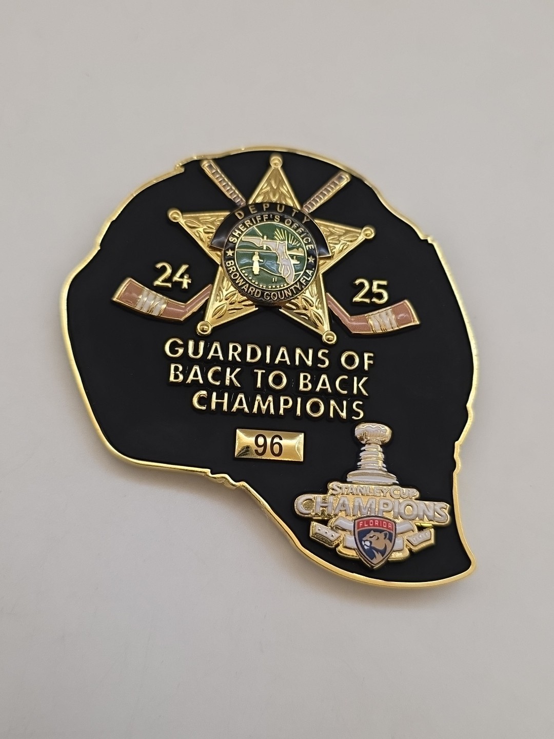 Florida Panthers NHL Deputy Sheriff's Championship Challenge Coin #96