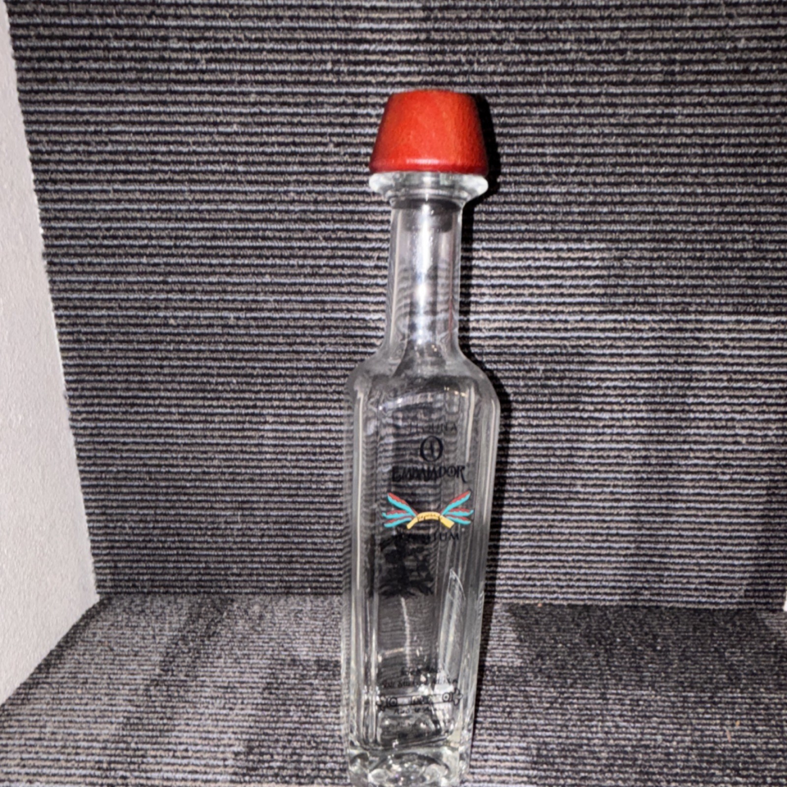 Embajador Reposado Tequila bottle Empty
