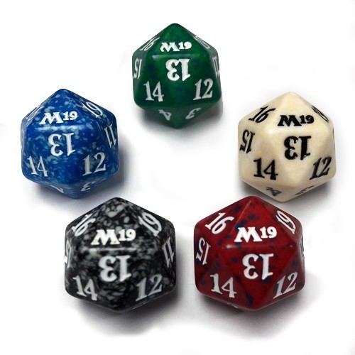 20-SIDED LIFE COUNTER DICE SET Core Set 2019 M19