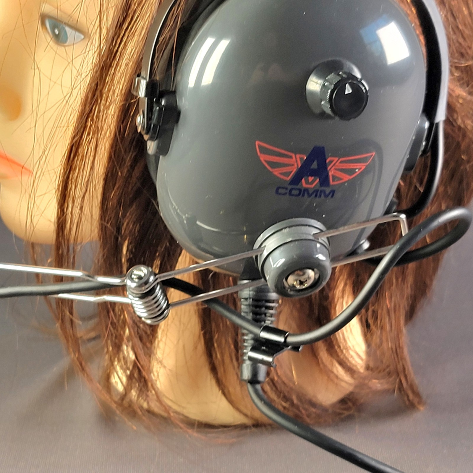 Avcomm AC-400S Headset - Dual Plug - Aviation Communications Inc. Tested