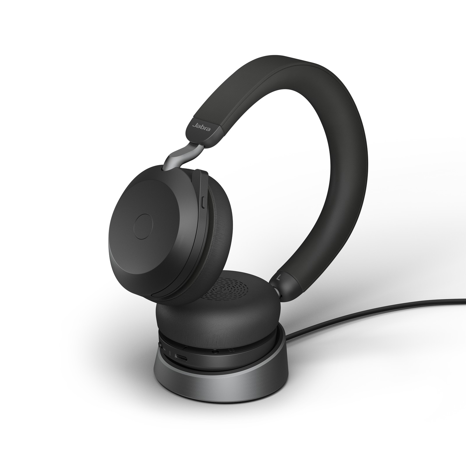 Jabra Evolve2 75 - USB-C UC with Charging Stand - Black