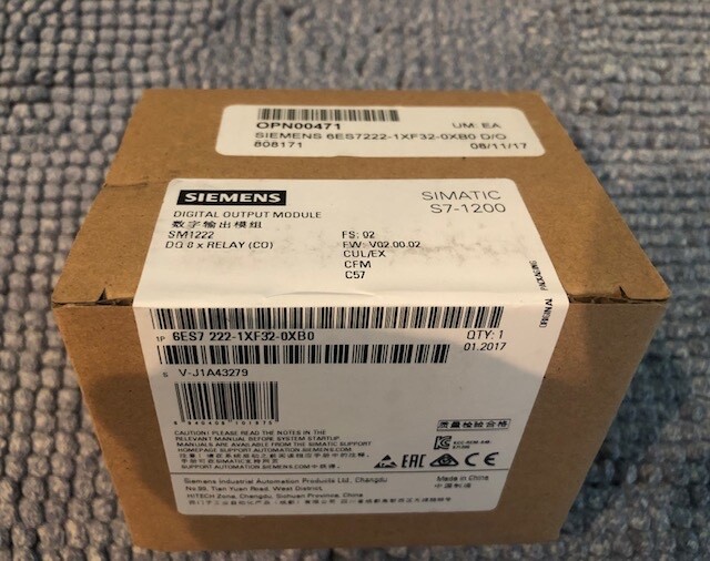 Siemens 6ES7222-1XF32-0XB0 6ES7 Simatic S7-1200 Digital Output Module NEW USA