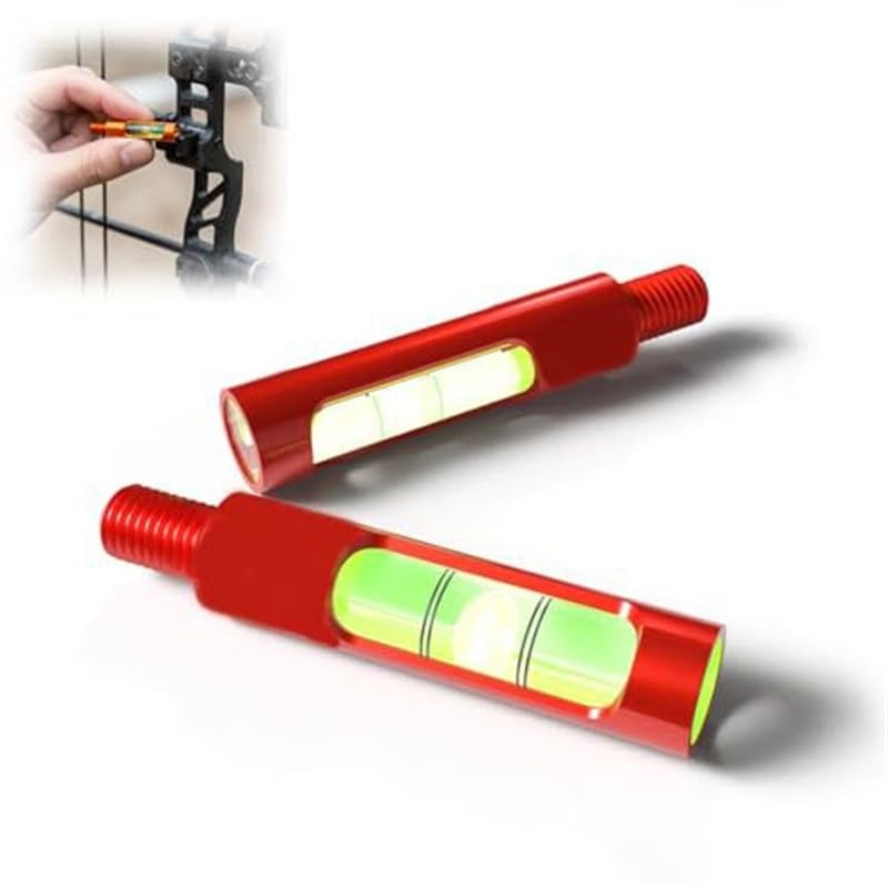 Aluminum Berger Hole Bow Leveling Kit Archery Tools Sight Rest D-Loop Tuning 2PK