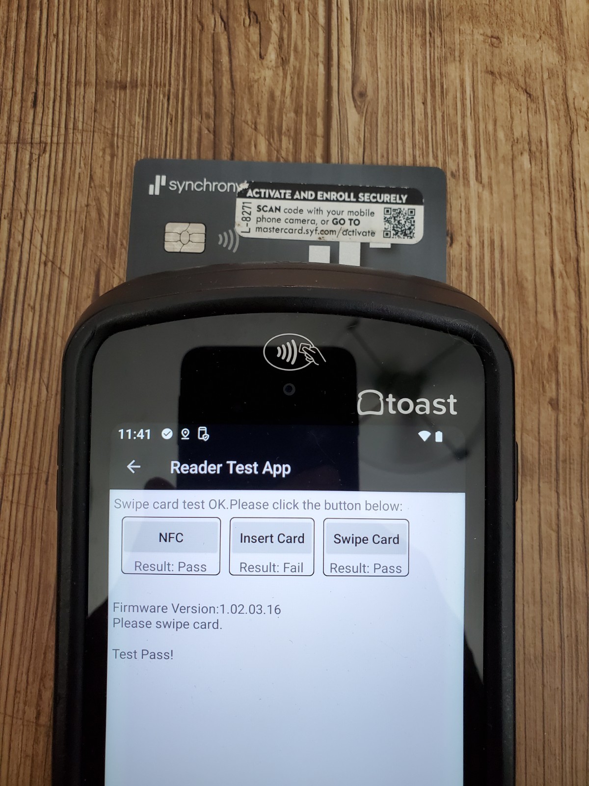 Toast Flex POS Go 2 Handheld Tablet Mobile Computer Device - MPN: TG200