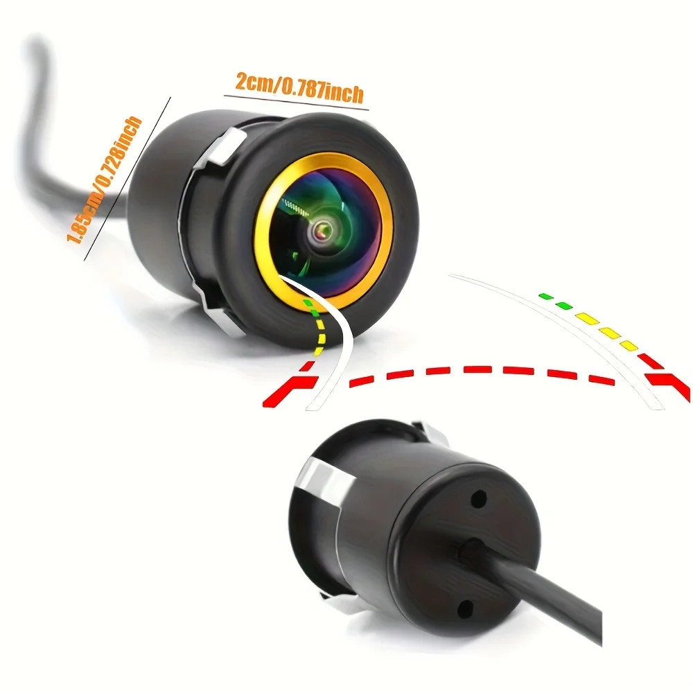 Dynamic Trajectory Reverse Car Camera with 170° Fisheye Lens, CCD Sensor, Wide A