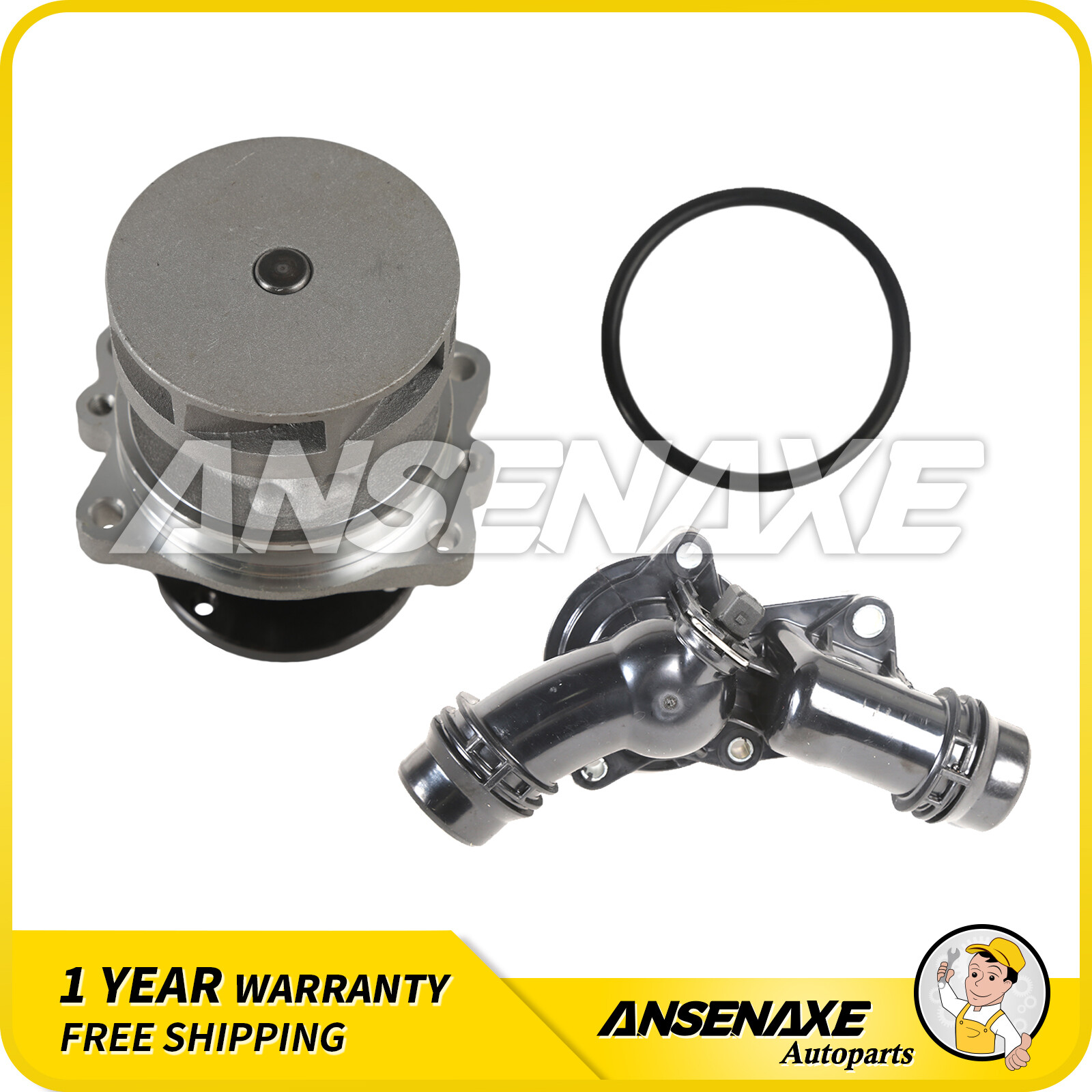 Water Pump Thermostat Fit 98-06 BMW X5 Z3 320i 323i 325Ci 325i 325xi 525i 330i