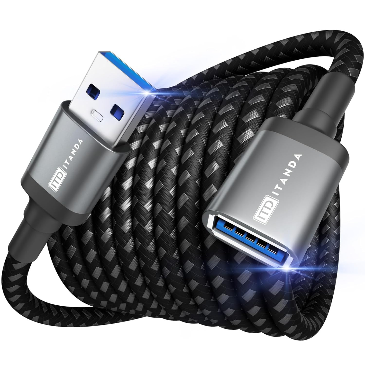 USB 3.0 Extension Cable Type-A Male to Female 5Gb Gold Plated Choose Length Fast