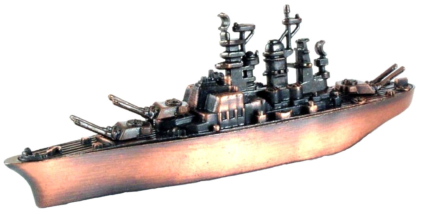 Battleship Die Cast Metal Collectible Pencil Sharpener