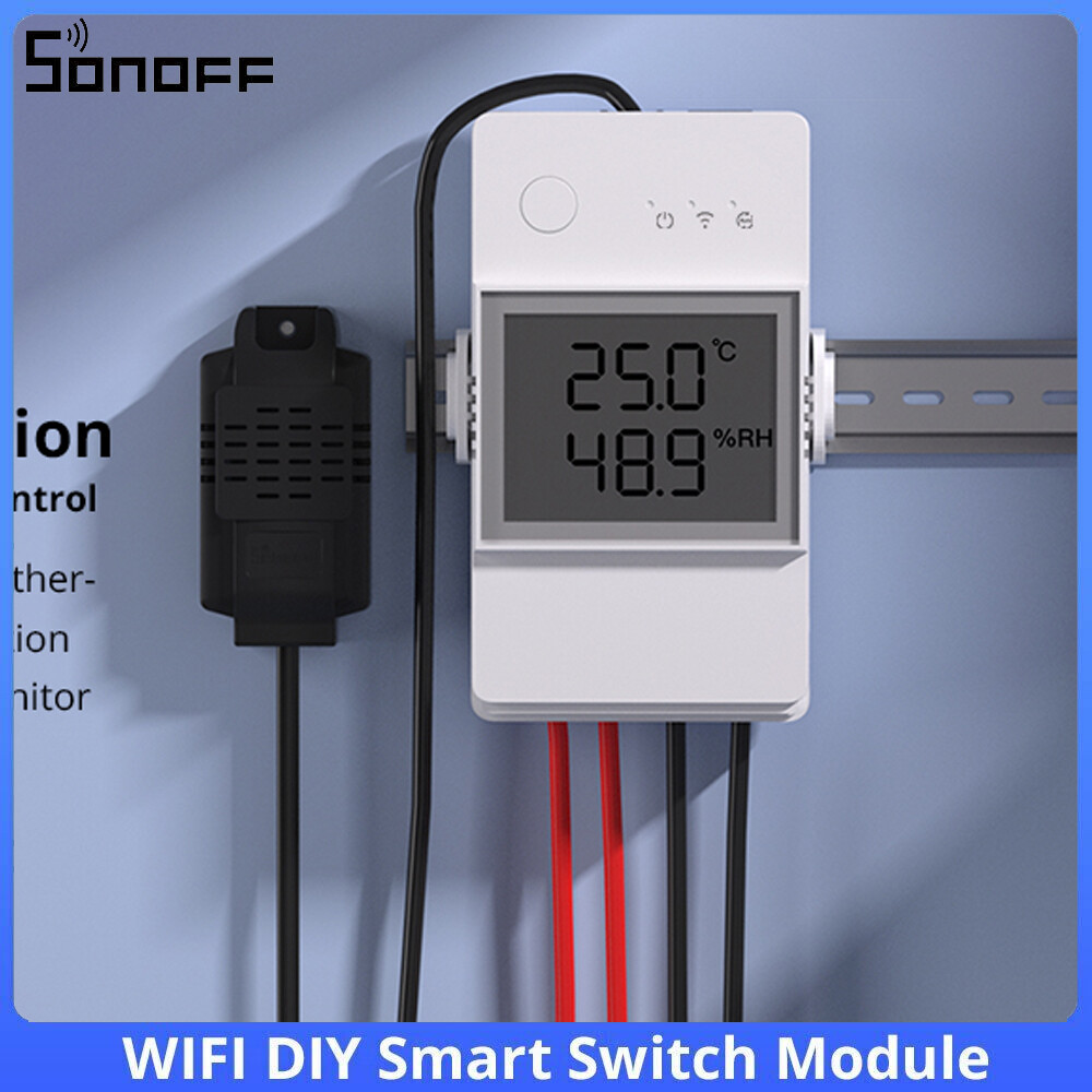 SONOFF TH Elite 16A 20A Wifi Smart Switch Monitoring Temperature Humidity Sensor