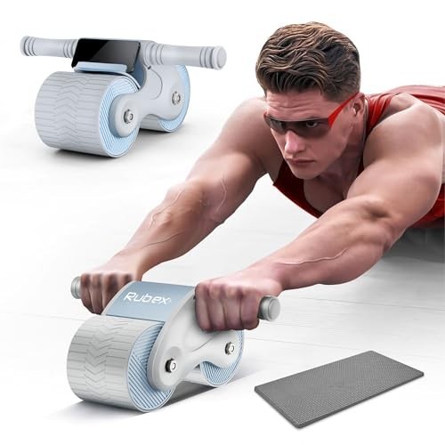 Ab Roller Wheel with Automatic Rebound Home Gym Equipment Core Strength Training