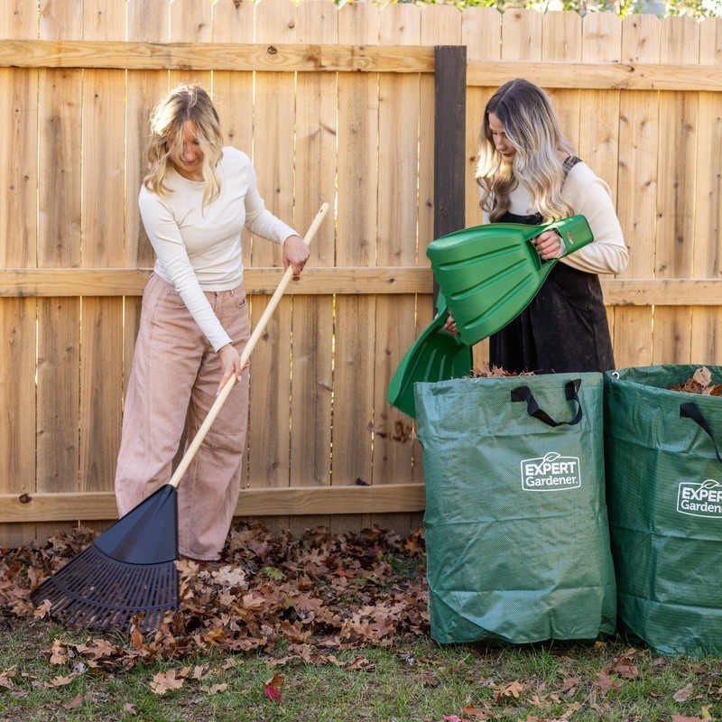 Handheld Leaf Shoveler Lightweight Durable Tool Yard Cleanup Easy Storage New