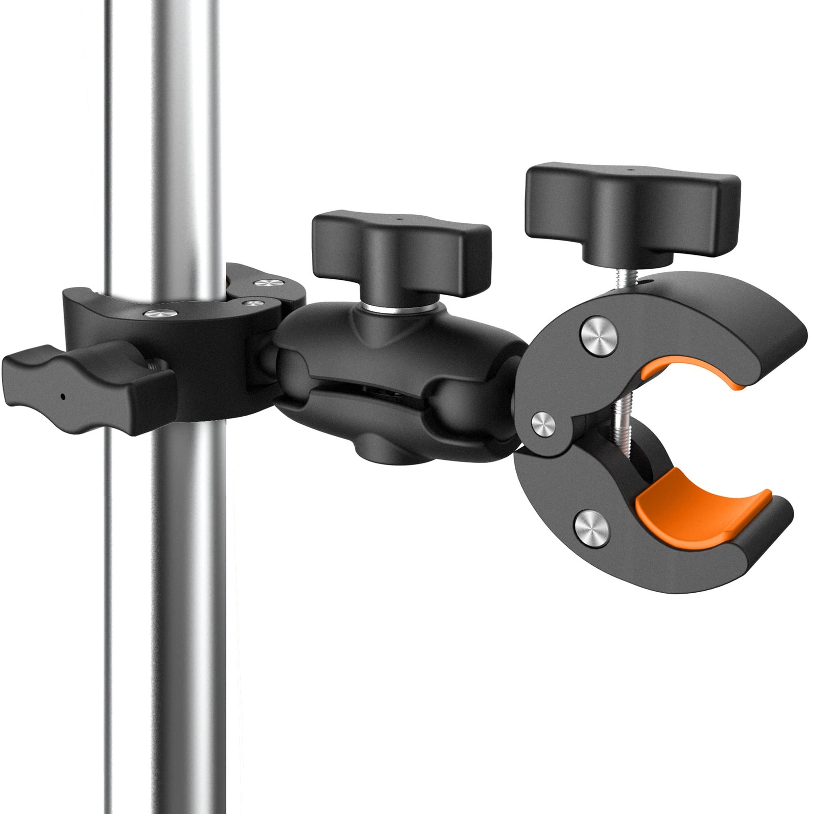 Super Double Clamp Camera Mount Chair Umbrella Clamp, with 360° Magic Arm Dou...