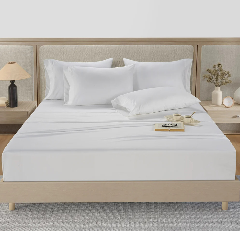 Hotel Signature 800 Thread Count XL Staple Cotton 6-piece Full Sheet Set White