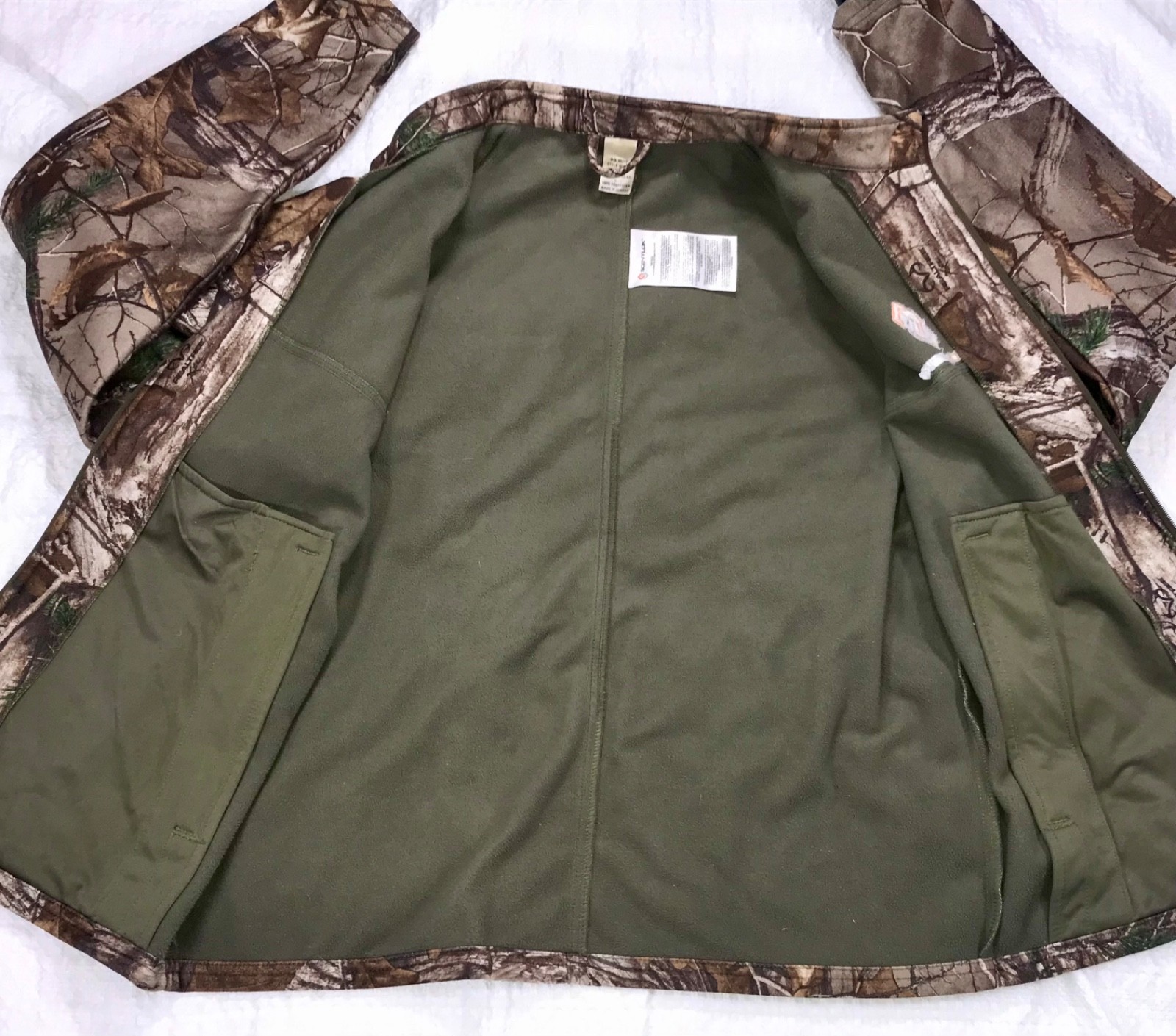 Realtree Xtra Camo Scentlok (L) Fleece Lined Mid-Weight Outdoor Jacket