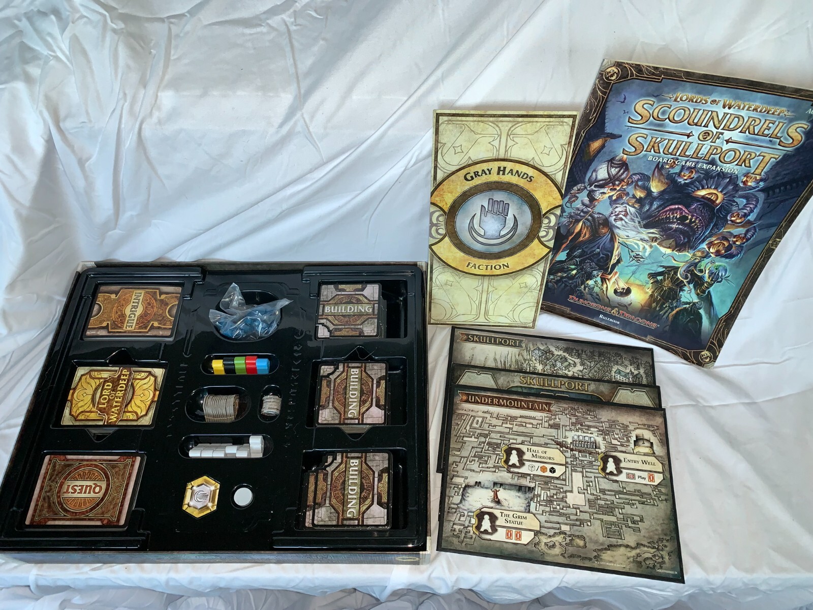 Replacement parts and pieces - Lords of Waterdeep: Scoundrels of Skullport - D&D