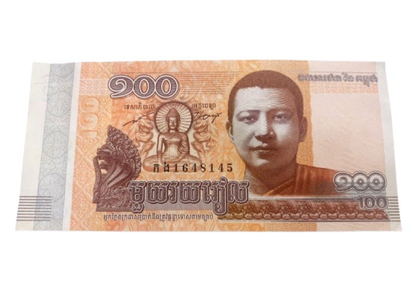 2014 Cambodia 100 Riels  UNC