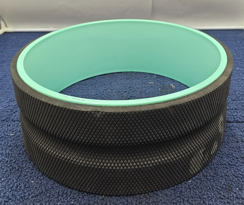Chirp Wheel+ 13" Firm Padded Foam Back Roller Pain Relief Stretching 5" Width