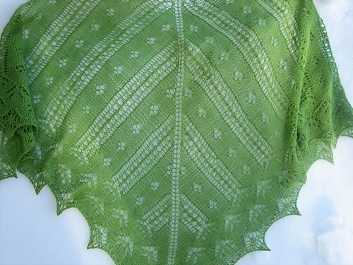 Goddess Knits "Petticoat" Shawl