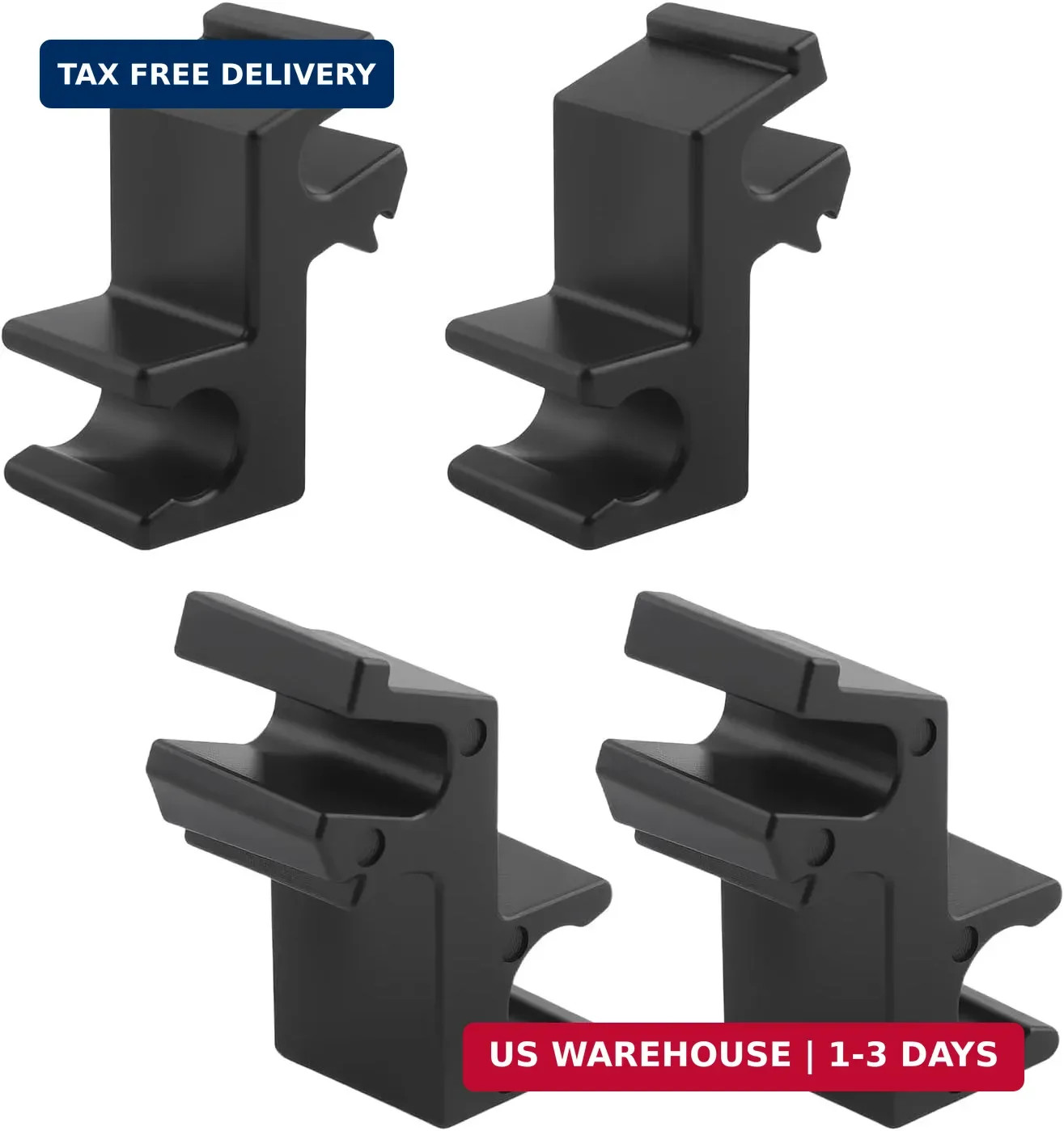 4 Prop Rod Clips Set Fit for Undercover Tonneau Prop Rod, Truck Bed Cover Clips