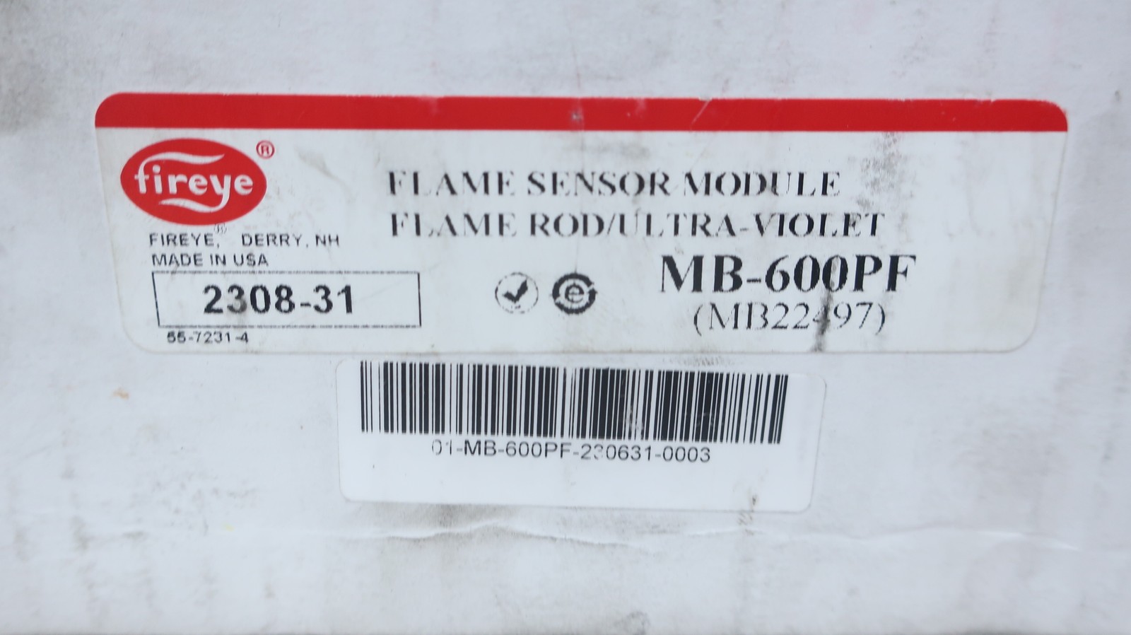 Fireye MB-600PF Flame Sensor Relay Module