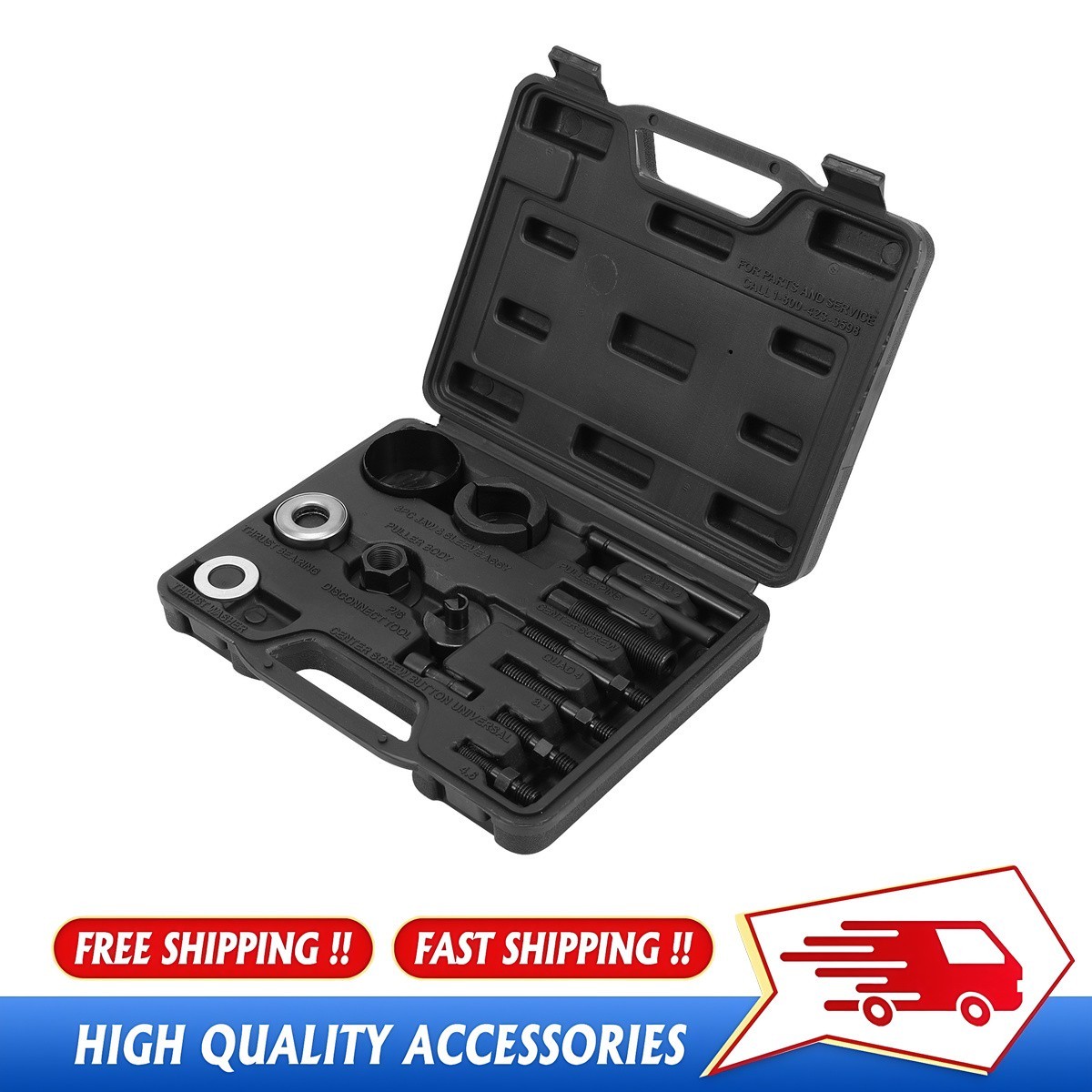 14 Auto Power Steering Pump Pulley Puller Remover Installer Tool Alternator tool