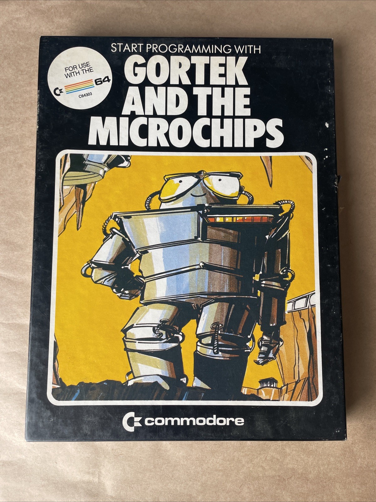 * Vintage Gortek And The Microchips (1982) Vic-20 Programming By Commodore.  F