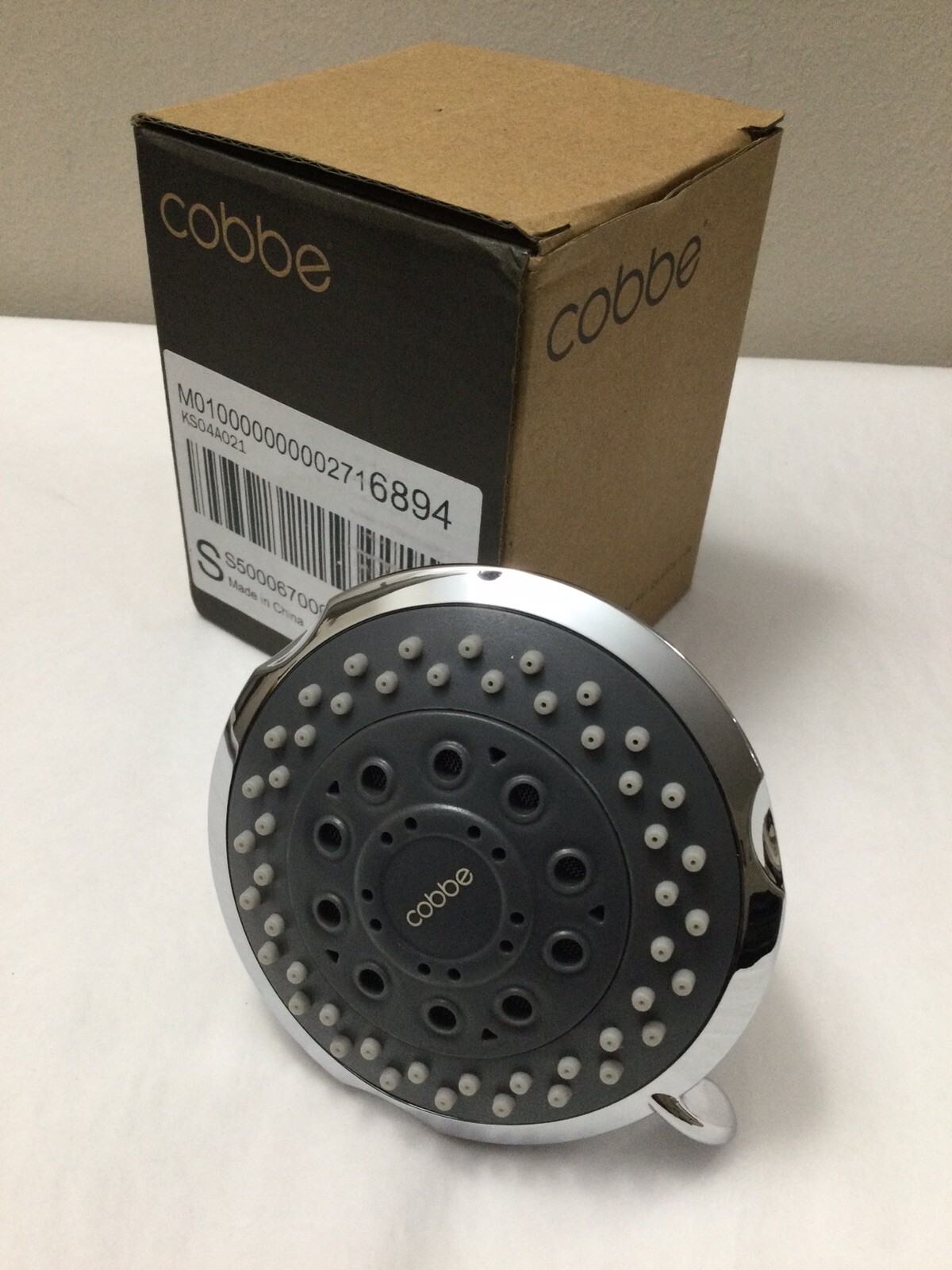 New Cobbe Showerhead 3.5 Inches 5-Setting High Pressure (G9)