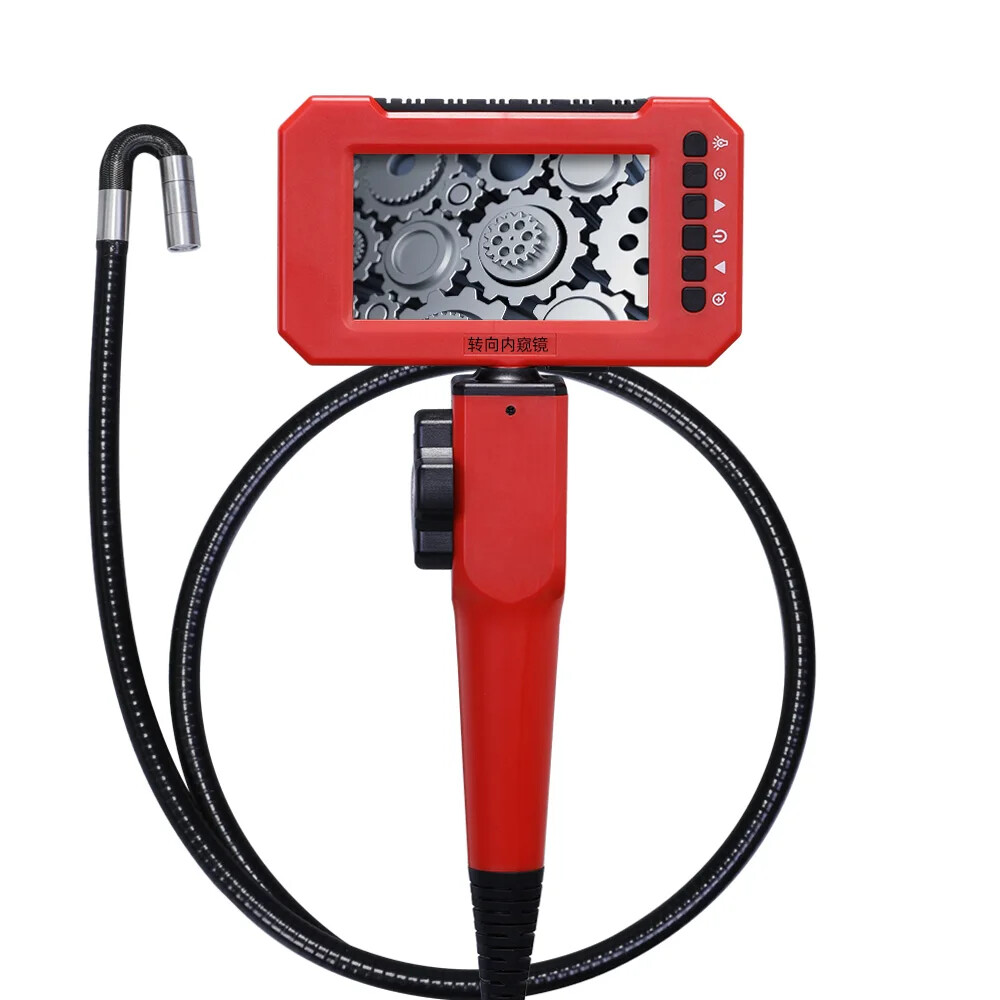 Steerable Endoscope HD Camera Auto Engine Cylinder Carbon Deposit Inspection