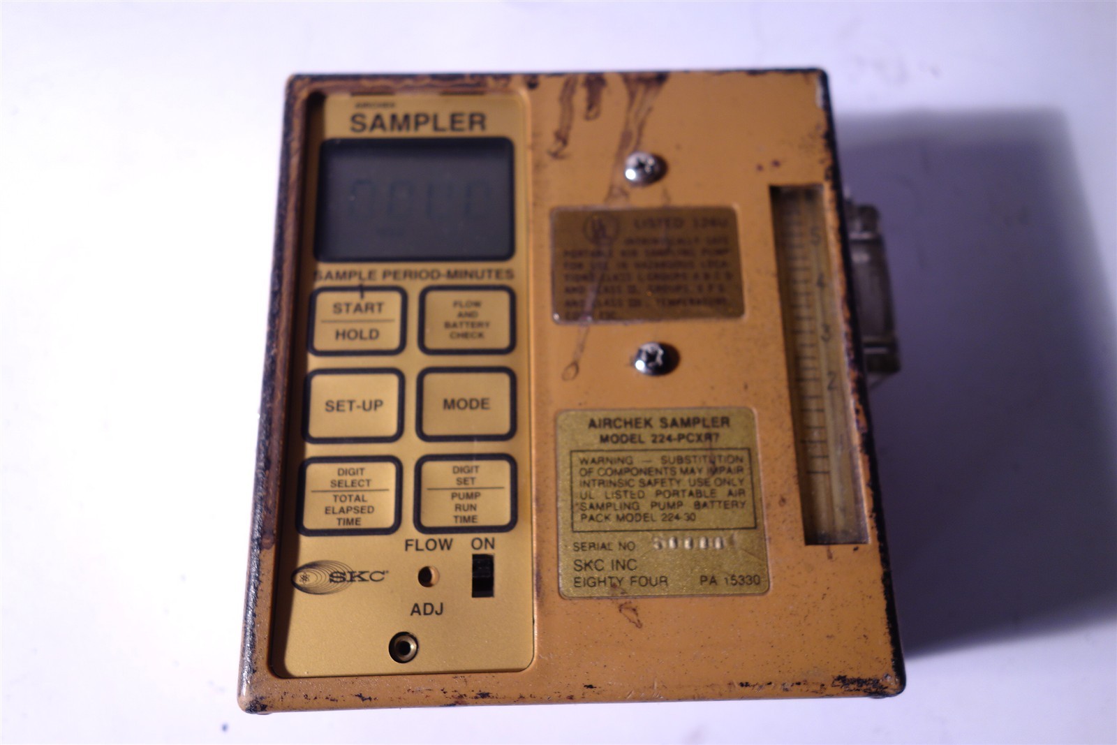 SKC Airchek Sampler Model 224-PCXR7 Set + Charger / Accessories