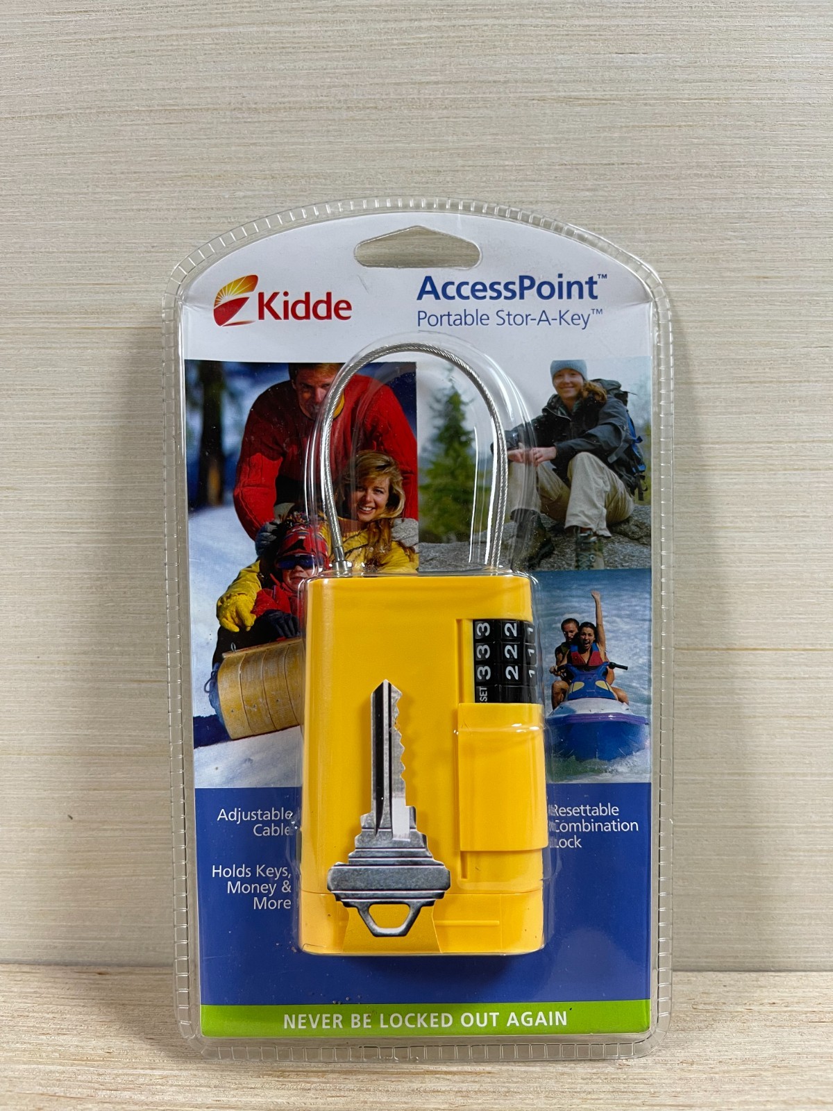 Kidde KeySafe Access Point Spare Key Storage Wall Mounted & Portable Stor-A-Key