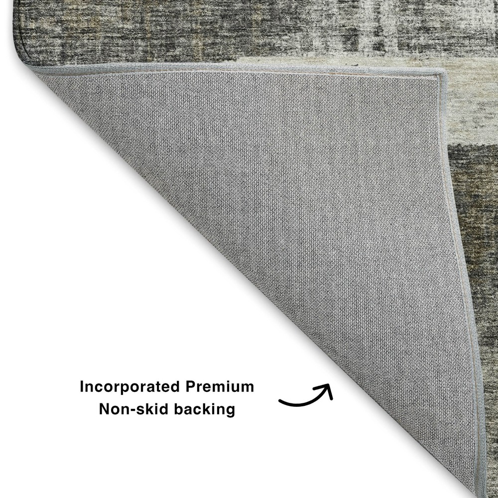Dalyn Trevi Modern Area Rug Polyester Transitional TV18 Gray Carpet Rectangular