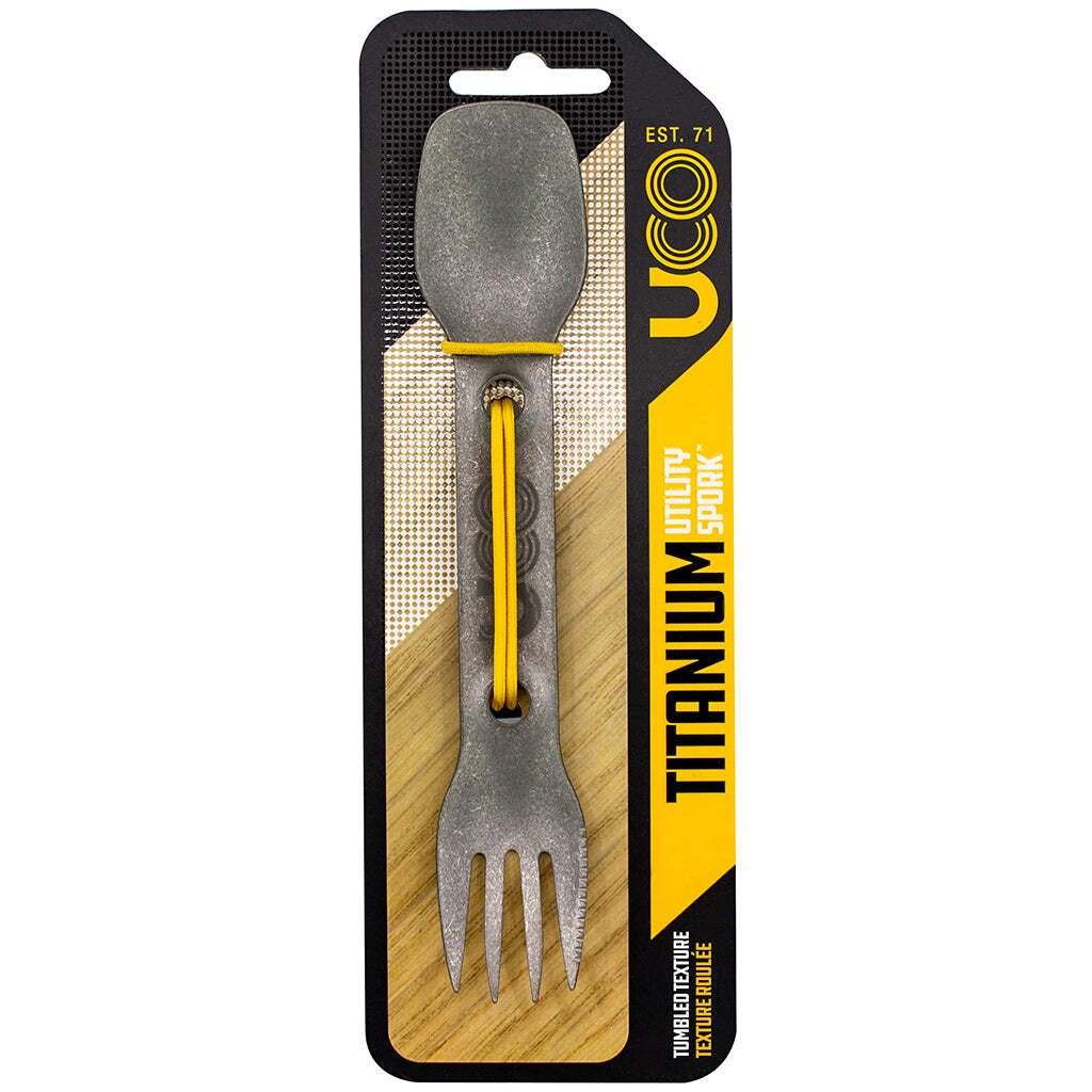 TITANIUM UTILITY SPORK W/ TETHER - UCO - Brand New