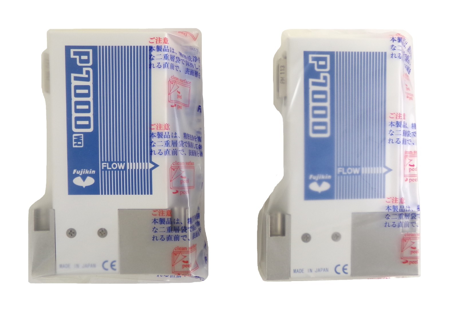 Fujikin FCSP7002W-4WS1-F400-A3 Flow Control System P7000 WR Lot of 2 New Surplus