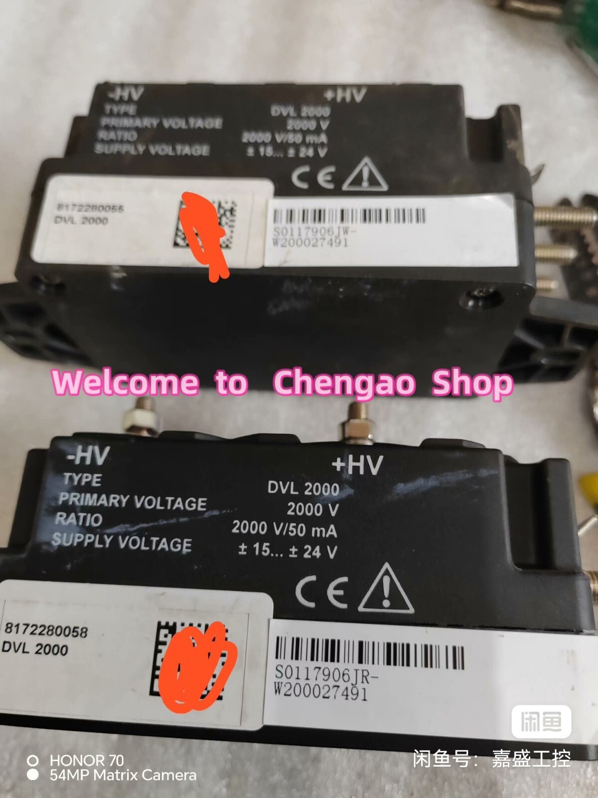 🔥 ✅ 1 PC USED LEM DVL2000 Current Transformer #B4870H CL