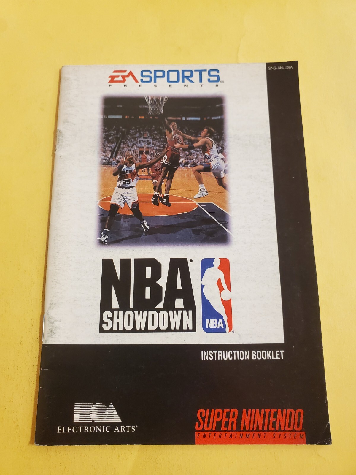 NBA ShowDown (SNES Nintendo, Manual Only)