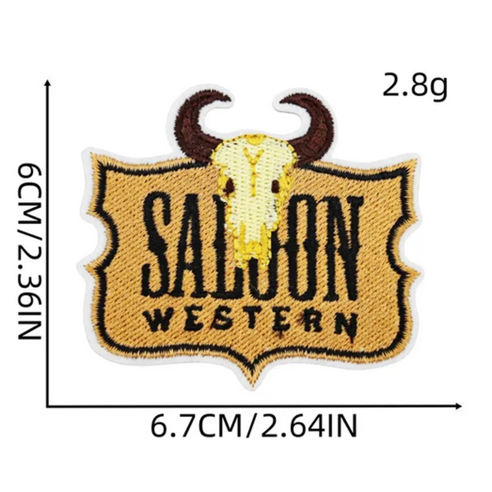 Western Saloon - Embroidered Patch