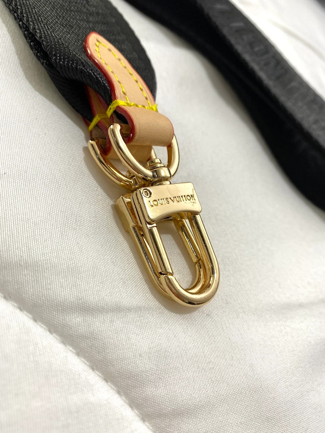 Louis Vuitton Shoulder Strap Adjustable Crossbody Shoulder Replacement Black