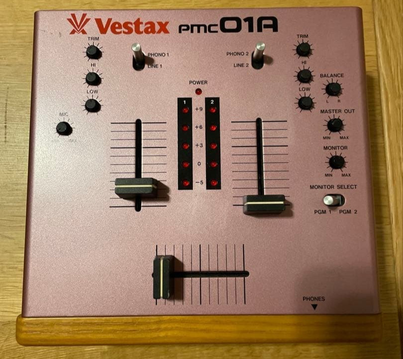 Vestax DJ Mixer Professional Mixing Controller PMC-01A