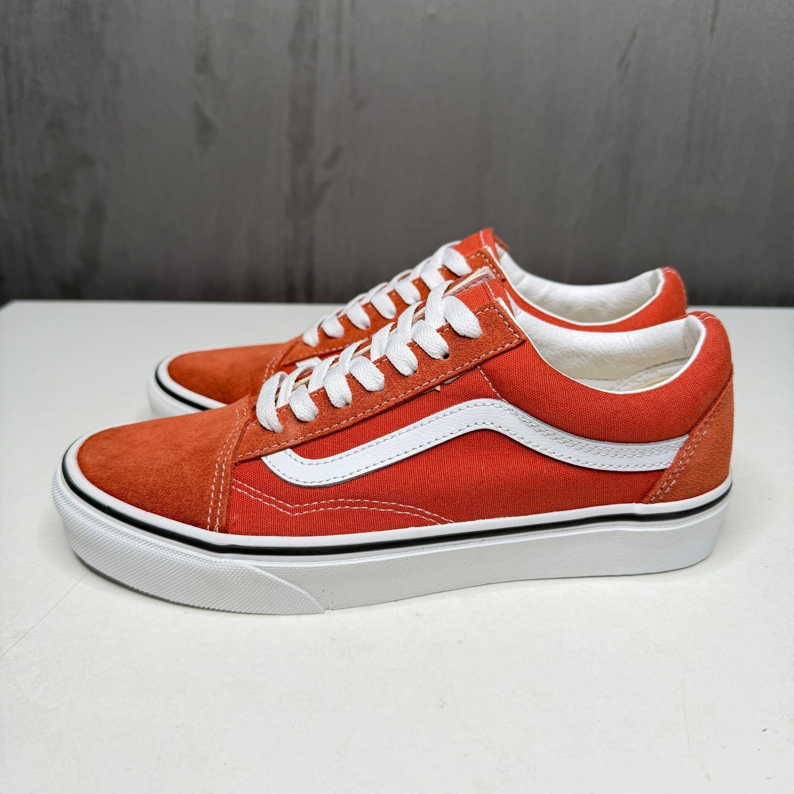 Vans Old Skool Vr3 Mens 6 Burnt Ochre Suede Canvas Skate Shoes VN0005UFGWP