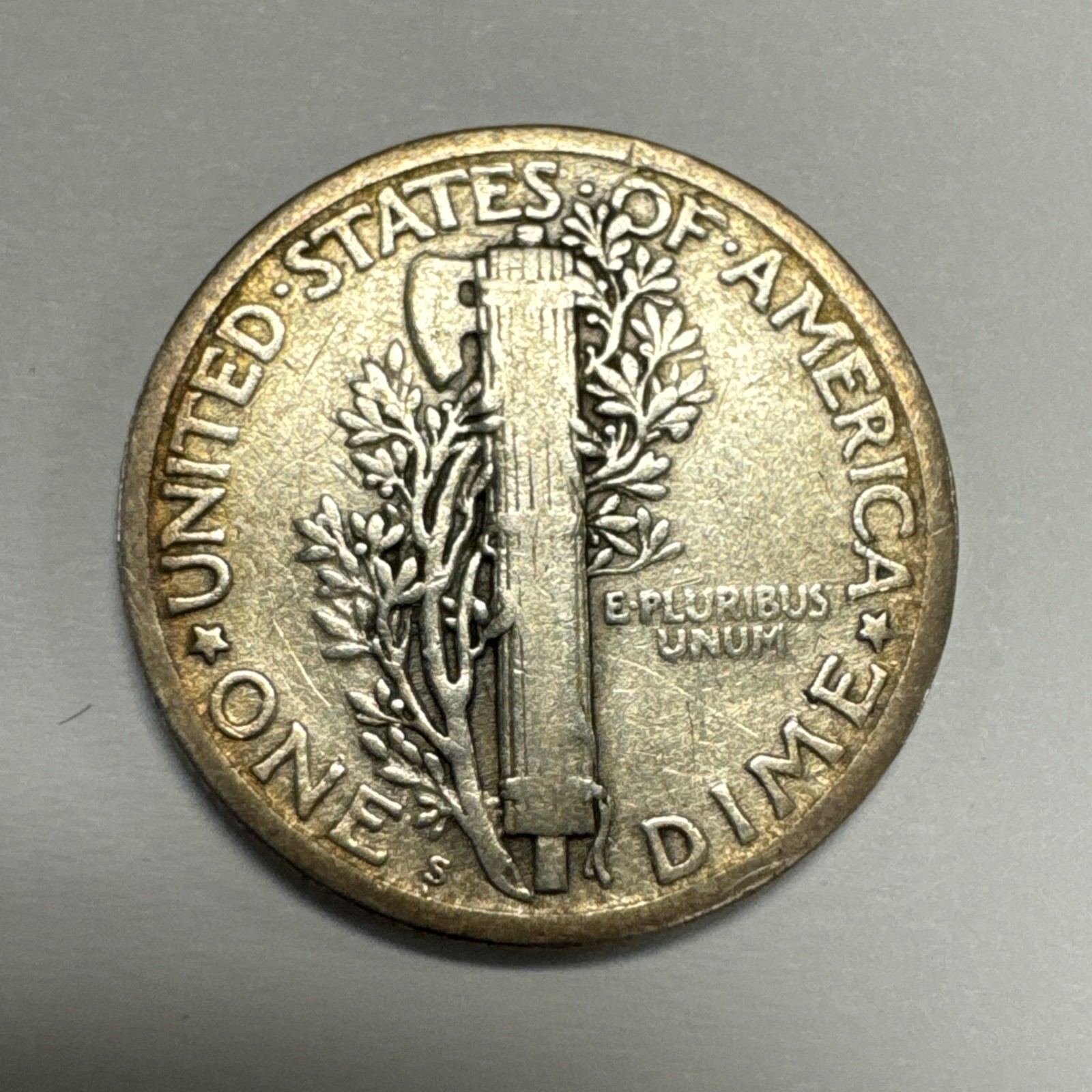 1920-S Mercury Silver Dime VF