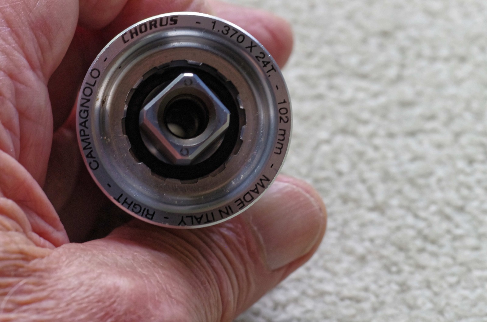 Campagnolo Record Pista bottom bracket - Italian threaded