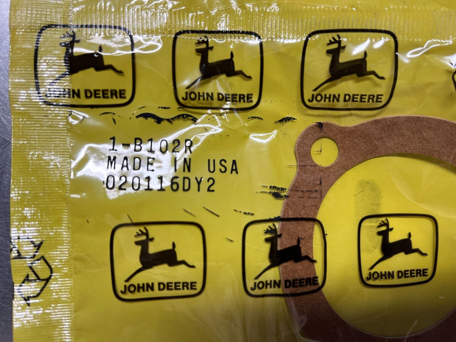 B102R Genuine OEM John Deere GASKET