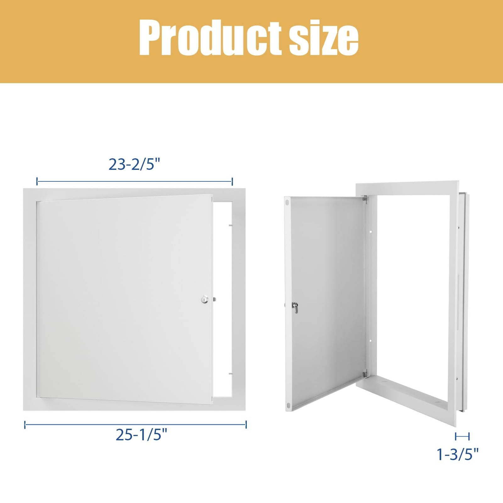 Thicken 1mm Access Panel 24 x 24 Metal Access Door for Drywall,Ceiling Electr...
