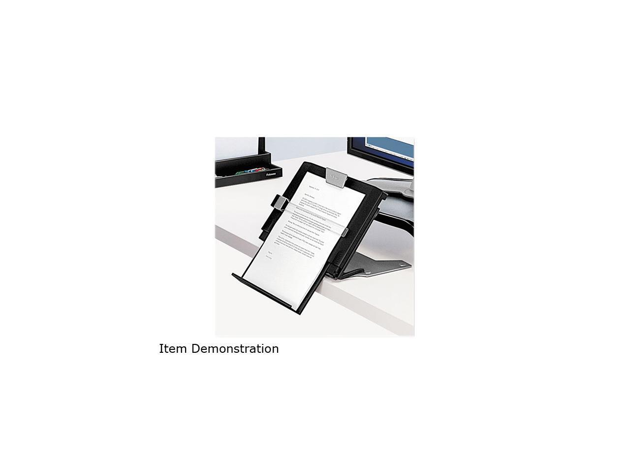 Fellowes Professional Series Document Holder, 12w x 8d x 17 1/4h, Slate Gray/Sil