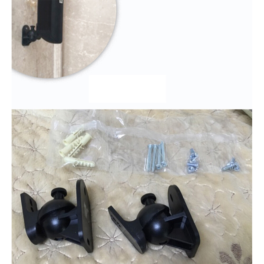 2 Pack Speaker Wall Mount Brackets,Universal Mount for Surround Sound Speakers