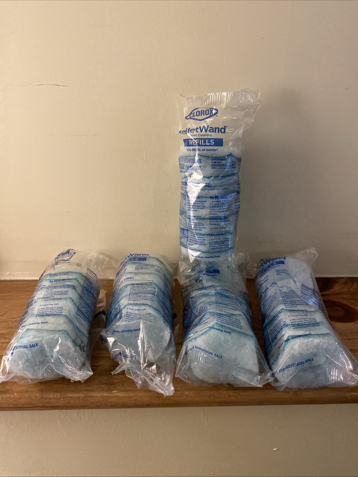 Clorox Toiletwand Refills Lot Of 30 NEW SEALED Toilet Wand Disinfect Scrub Pads