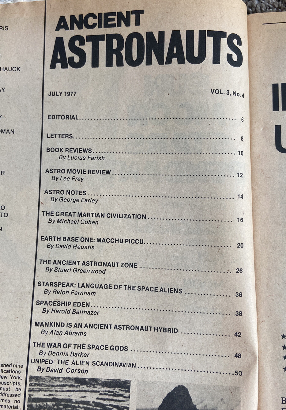 Two Ancient Astronaut Magazines 1970S Ufo Alien Spaceship