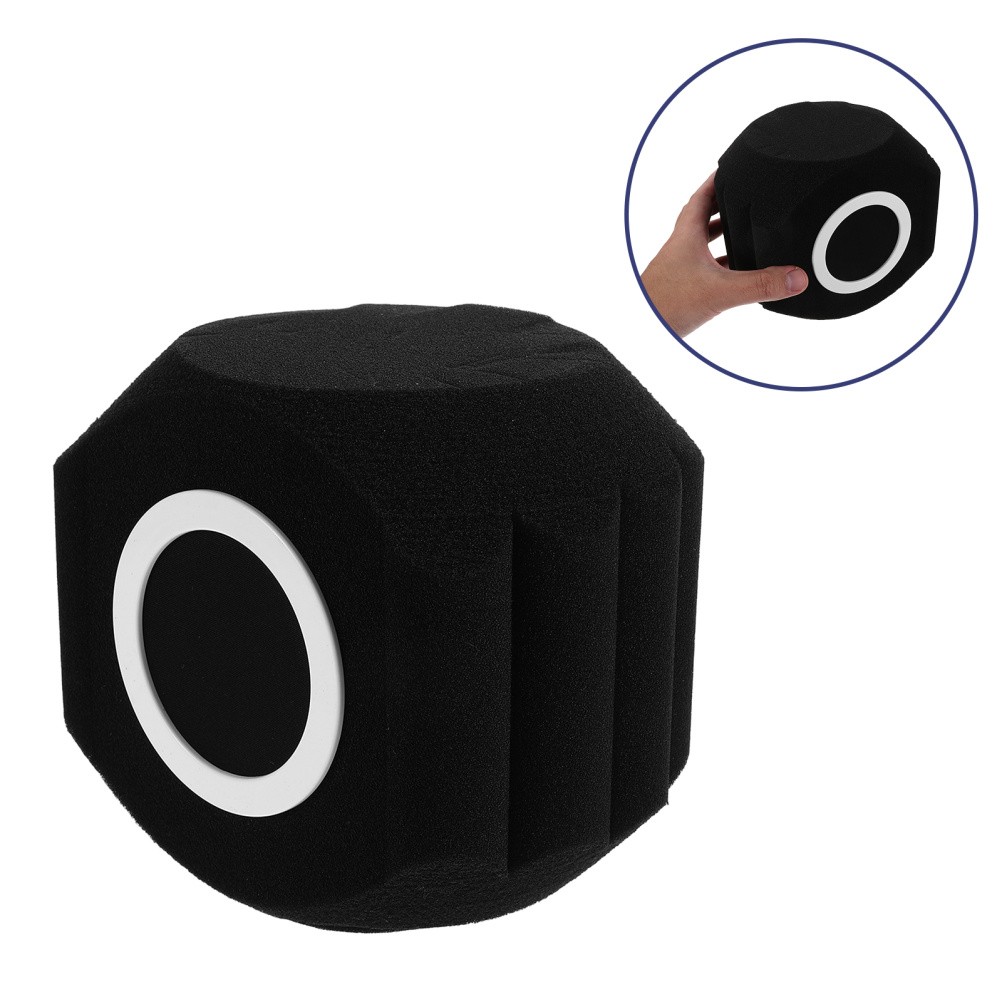 Live Soundproof Cover Foam Microphone Shield Accessory for Studios