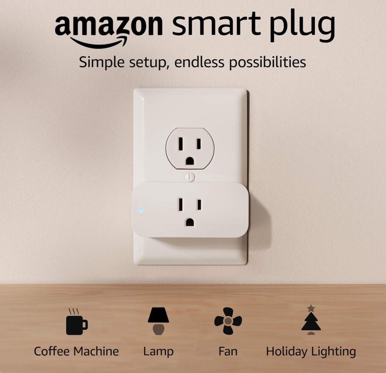 Amazon Smart Plug | Works with Alexa | Simple setup, endless possibilities