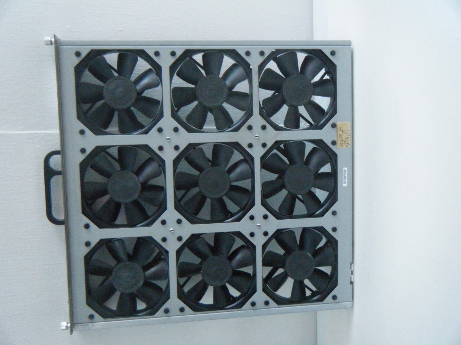 Computer Server Rack Fan Array Cooling Device with Nine 12V Brushless Fans